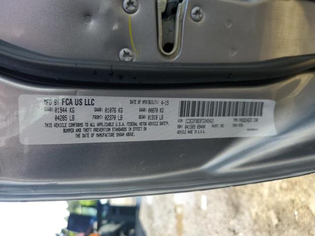 1C3CDFBB3FD345421 Dodge DART SXT
