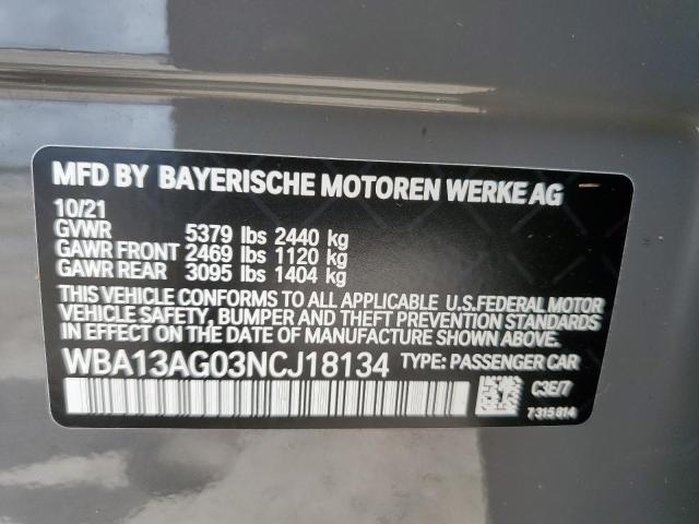 WBA13AG03NCJ18134 BMW 530e
