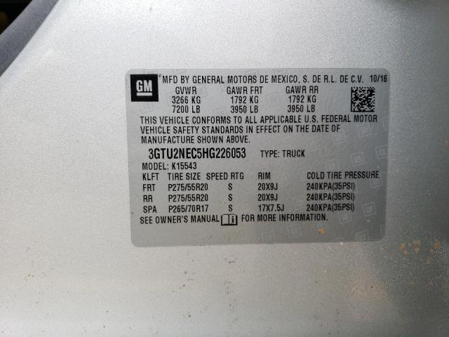 3GTU2NEC5HG226053 GMC Sierra K1500 Slt