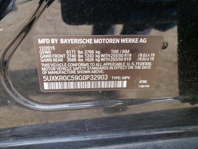 5UXKR0C59G0P32903 BMW X5 Xdrive35i