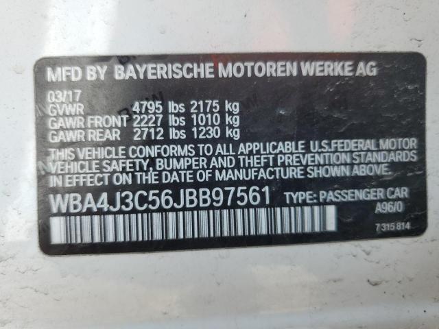 WBA4J3C56JBB97561 BMW 430xi Gran Coupe