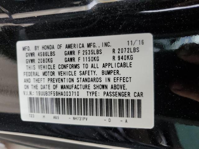 19UUB2F59HA003710 Acura TLX TECH