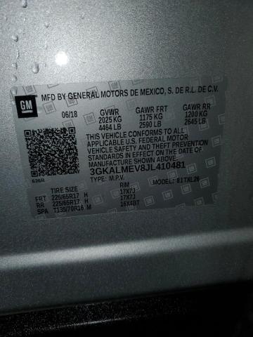 3GKALMEV8JL410481 GMC Terrain Sle