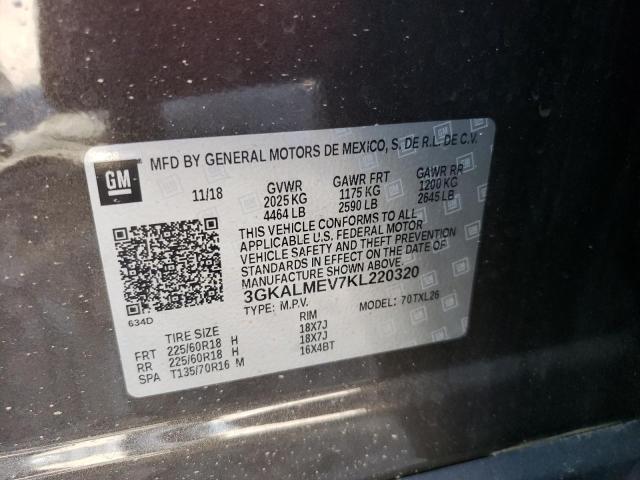 3GKALMEV7KL220320 GMC Terrain Sle