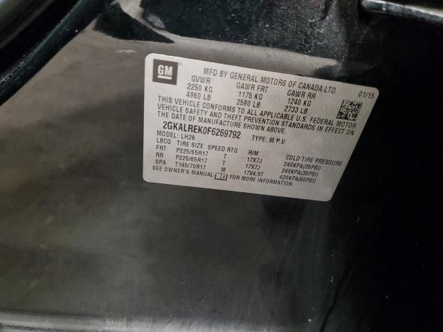 2GKALREK0F6269792 GMC Terrain Sle