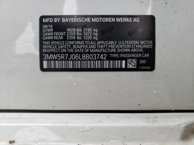 3MW5R7J06L8B03742 BMW 330XI