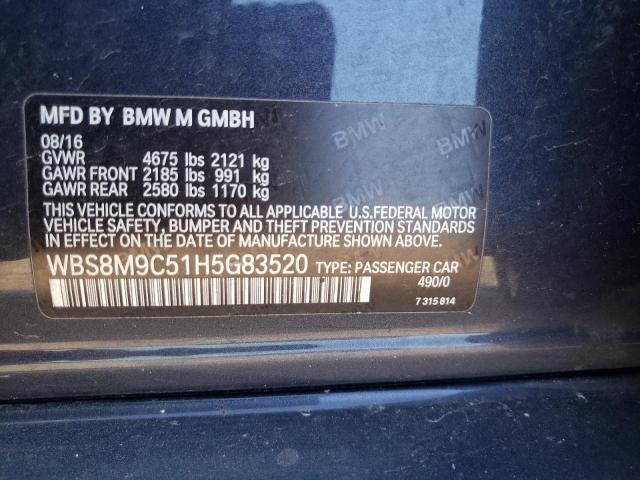 WBS8M9C51H5G83520 BMW M3