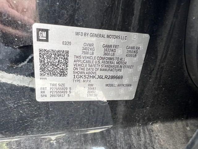 1GKS2HKJ6LR289669 GMC YUKON XL DENALI