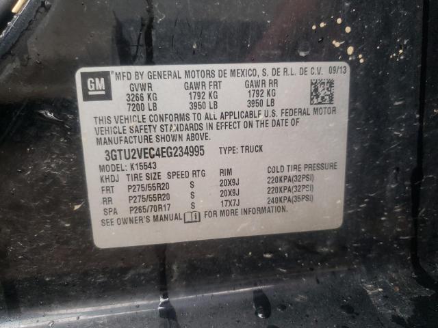 3GTU2VEC4EG234995 GMC Sierra K1500 Slt
