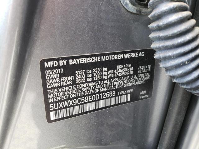 5UXWX9C58E0D12688 BMW X3 Xdrive28i