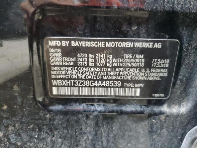 WBXHT3Z38G4A48539 BMW X1 Xdrive28i