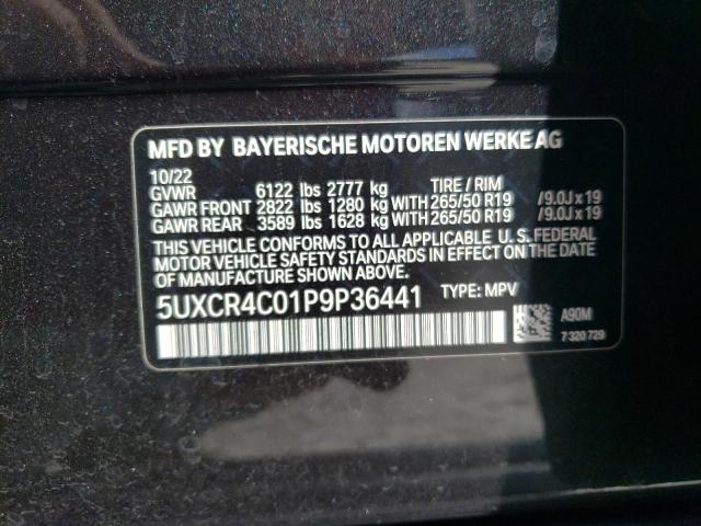 5UXCR4C01P9P36441 BMW X5 Sdrive 40i