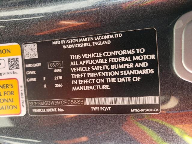 SCFSMGBW3MGP05686 Aston Martin Vantage