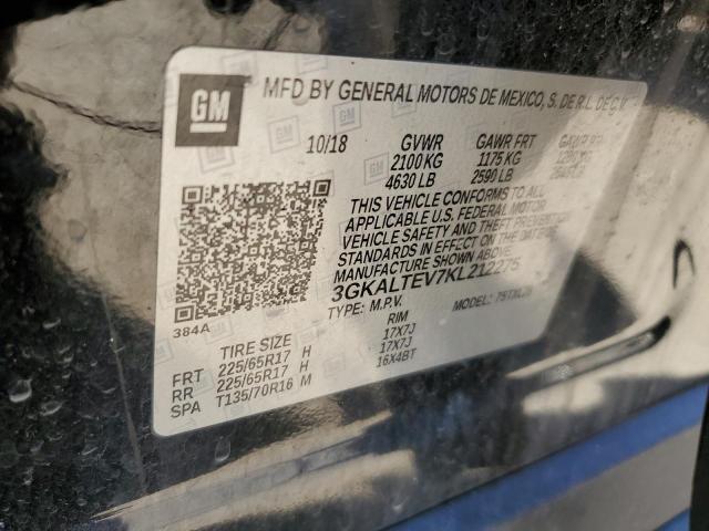3GKALTEV7KL212275 GMC Terrain Sle