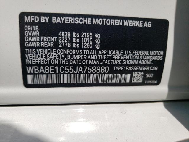 WBA8E1C55JA758880 BMW 330e