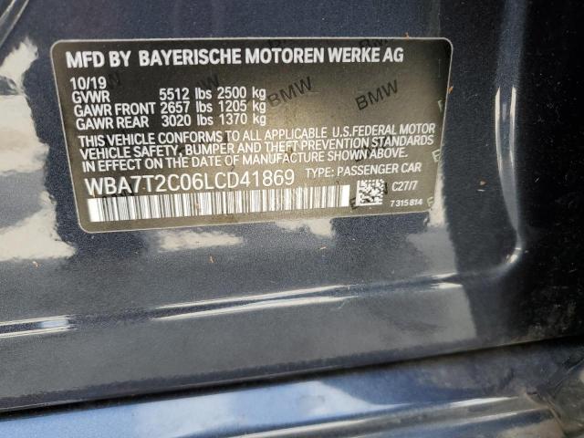 WBA7T2C06LCD41869 BMW 740 I