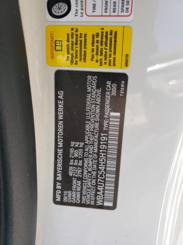 WBA4U7C54H5H19191 BMW 430I