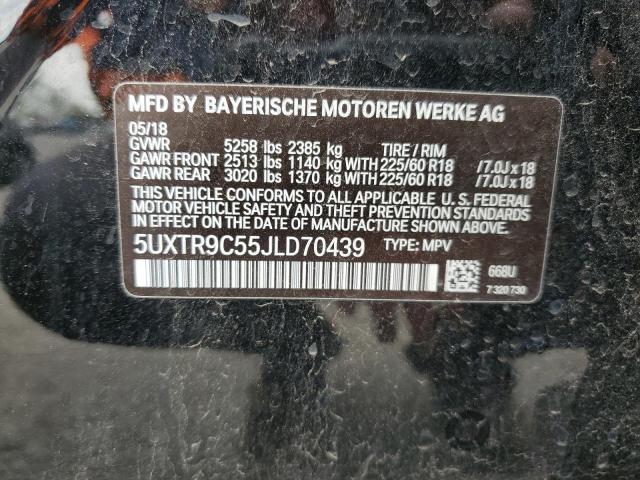 5UXTR9C55JLD70439 BMW X3 Xdrive30i