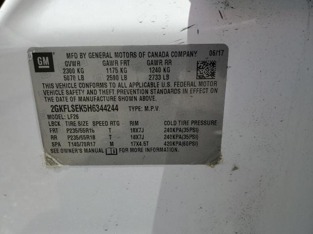 2GKFLSEK5H6344244 GMC Terrain Sle