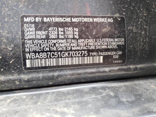 WBA8B7C51GK703275 BMW 340 XI