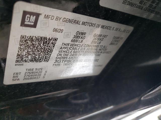 3GTP8CEK6LG357881 GMC Sierra C1500 Elevation