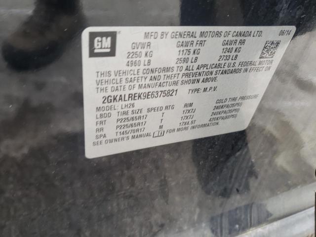 2GKALREK9E6375821 GMC Terrain Sle