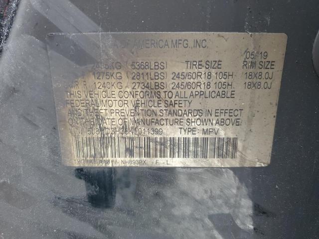 5J8YD3H38KL011399 Acura MDX