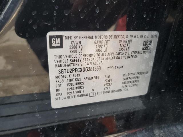 3GTU2PECXGG381563 GMC Sierra K1500 Denali