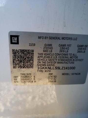 1GKKNLLS5LZ141000 GMC Acadia At4
