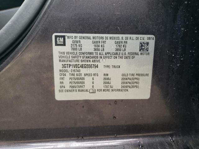 3GTP1VEC4EG556794 GMC Sierra C1500 Slt