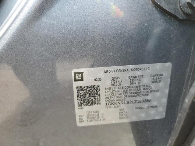 1GKKNRLS2LZ183286 GMC ACADIA SLE