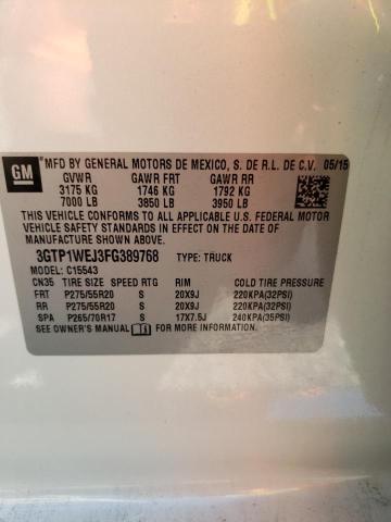 3GTP1WEJ3FG389768 GMC Sierra C1500 Denali