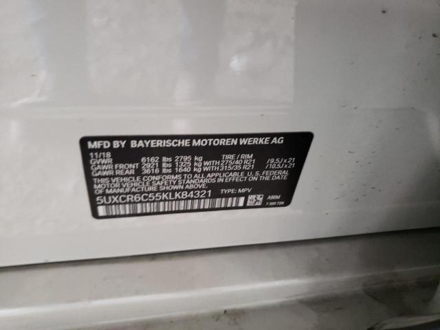 5UXCR6C55KLK84321 BMW X5 Xdrive40i