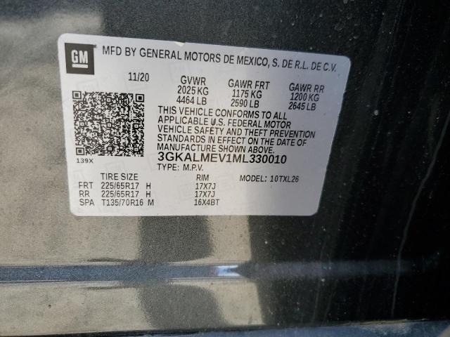 3GKALMEV1ML330010 GMC Terrain Sle
