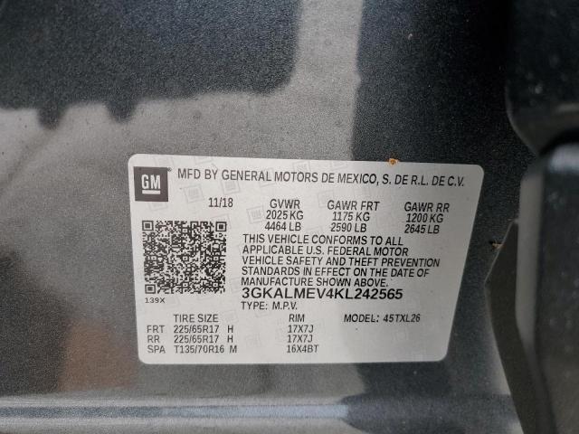 3GKALMEV4KL242565 GMC Terrain Sle