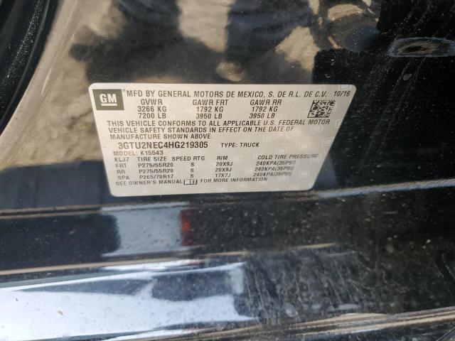 3GTU2NEC4HG219305 GMC Sierra K1500 Slt