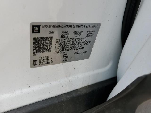 3GKALMEV3LL337863 GMC Terrain Sle