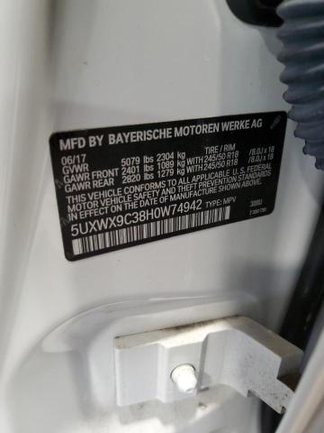 5UXWX9C38H0W74942 BMW X3 Xdrive28i
