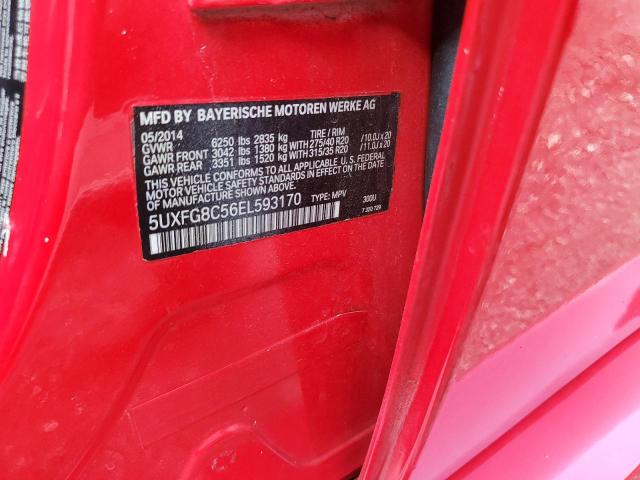 5UXFG8C56EL593170 BMW X6 Xdrive50i