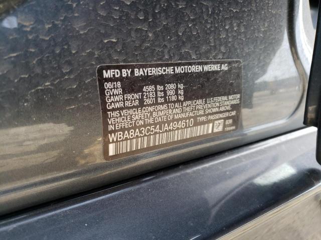 WBA8A3C54JA494610 BMW 320 XI
