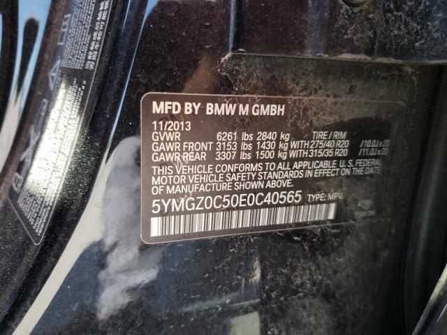 5YMGZ0C50E0C40565 BMW X6 M