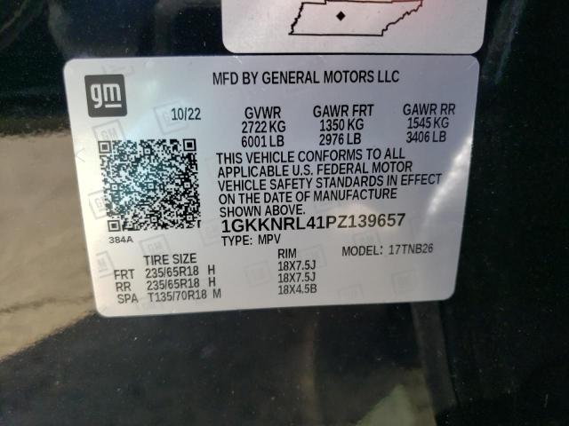 1GKKNRL41PZ139657 GMC ACADIA SLE