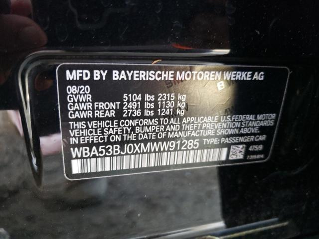 WBA53BJ0XMWW91285 BMW 540 I