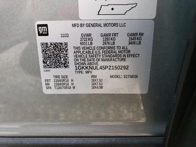 1GKKNUL45PZ150292 GMC ACADIA SLT