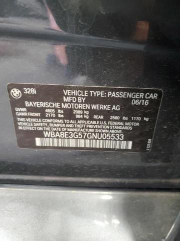 WBA8E3G57GNU05533 BMW 328 Xi Sulev