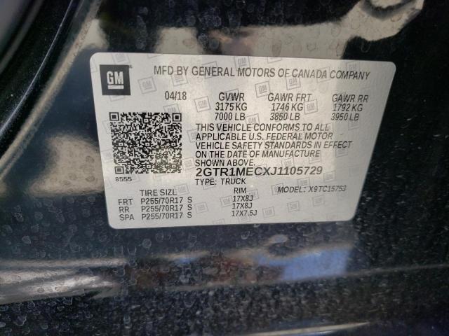 2GTR1MECXJ1105729 GMC Sierra C1500 Sle