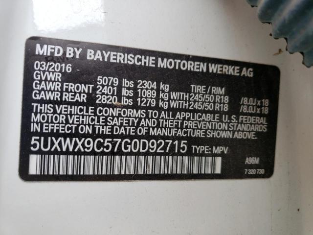 5UXWX9C57G0D92715 BMW X3 Xdrive28i