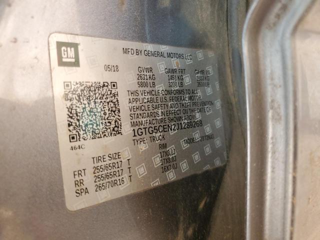 1GTG5CEN2J1289268 GMC CANYON SLE