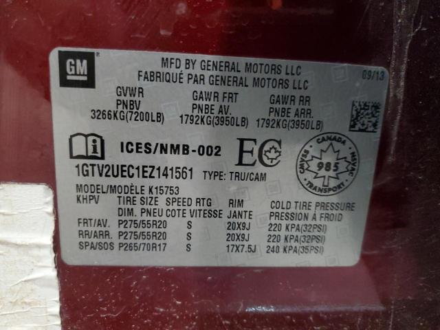 1GTV2UEC1EZ141561 GMC Sierra K1500 Sle