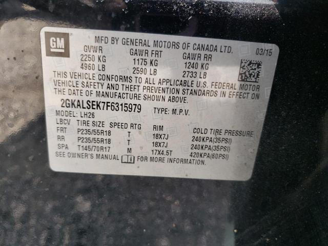 2GKALSEK7F6315979 GMC Terrain Slt